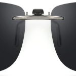 Polarized Clip On Sunglasses Over Prescription Glasses Men Women Compact Fit Non-Flip Up