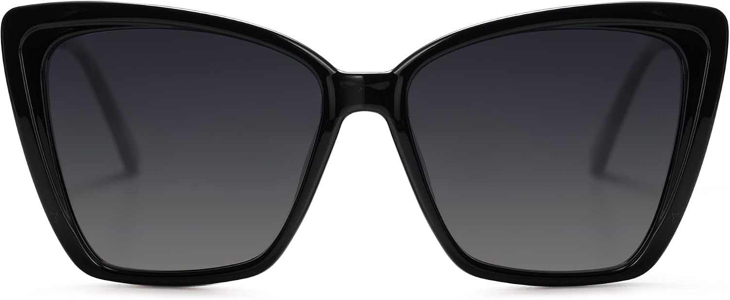 514Pd07znL._AC_SL1500_.jpg Trendy Polarized Sunglasses For Women Retro Womens Oversized Square Cat Eye Sunglasses UV Protection - Image 1