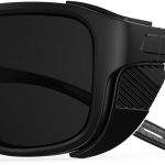 Polarized Anti-Reflective Glacier Sunglasses with Removable Side Shields for Adventure Snow Mountain Fishing Trekking