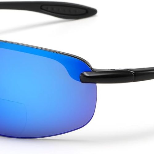 Light Wrap Around Fishing Driving Polarized Bifocal Reading Sunglasses Sport Sun Readers