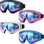 4-Pack Ski Goggles Snow Goggles for Men Women Kids Youth Adults Boys Girls, Snowboard Motorcycle goggles Glasses