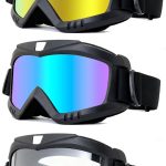 Dirt Bike Goggles 3 Pack Motorcycle Riding Ski Goggles Windproof and Dustproof Glasses