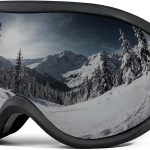 Snowboard/Ski Goggles for Adult, Over Glasses Anti Fog Protection Skiing Goggles