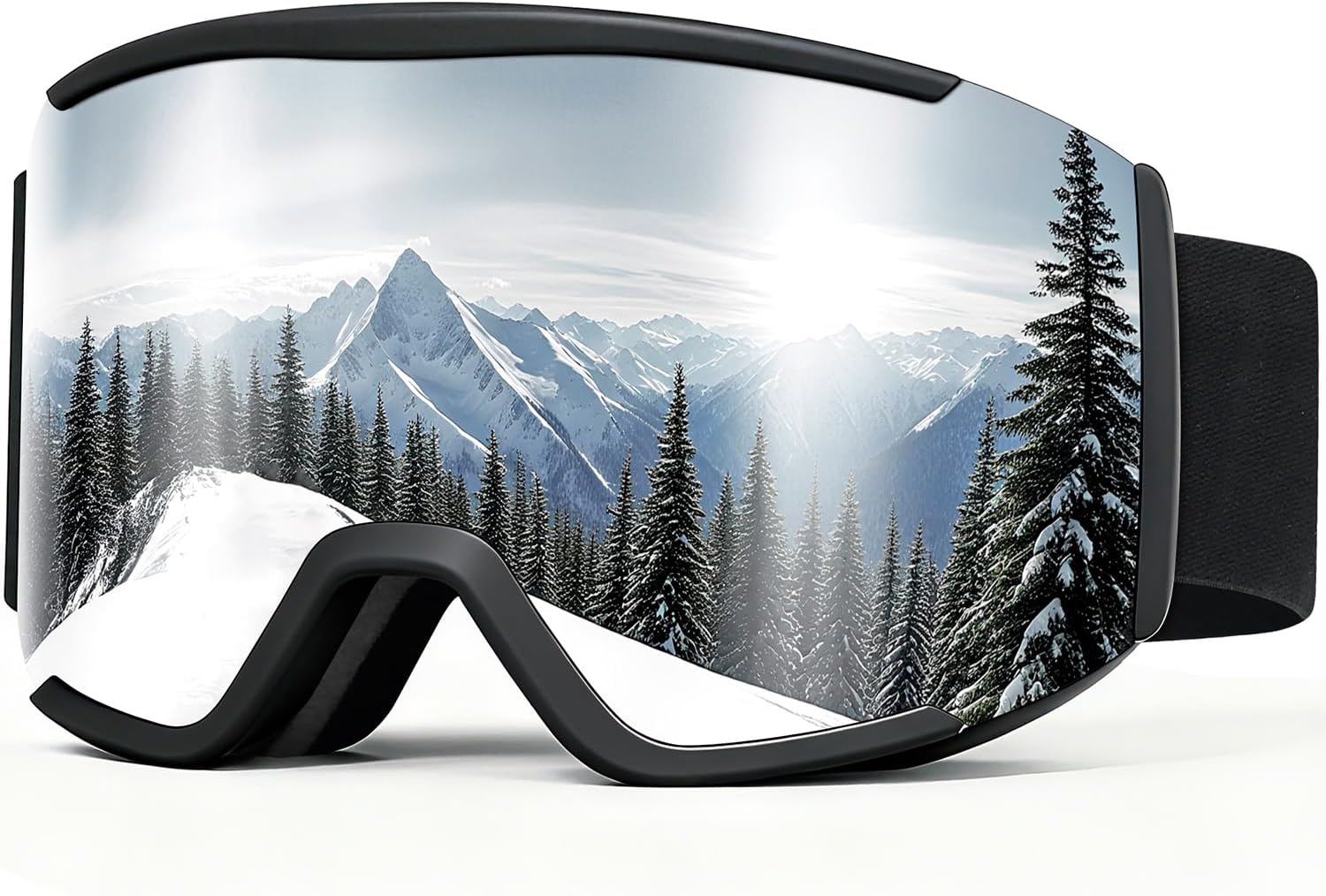 71yDR3kB3uL._AC_SL1500_.jpg Ski Goggles, Anti Fog Protection Snowboard Goggles for Adult & Youth, Snow Skiing Goggles - Image 1