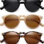 Retro Small Round Polarized Sunglasses for Women Vintage Style Circle Sun Glasses UV Protection